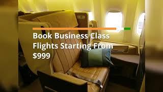 Book Cheap Business Class Flights - Business Vs Economy Class - $999 Flights - Call +1-888-883-8143