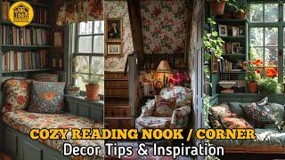 (NEW) COZY COTTAGE READING NOOK ON SMALL SPACES: How to mix Vintage & Modern Decor Ideas to Motivate