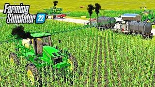 I SPENT $100,000 TO SPRAY MY FIELDS | Farming Simulator 22