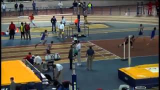 Winfields Trey Cunningham breaks the 60 meter hurdle state record