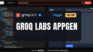 GroqLabs Llama 3.3 AppGen: Super Fast App Generation Local Install Step By Step