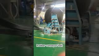 Rubber conveyor belt