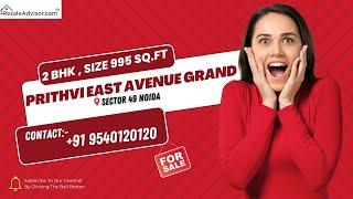 2 Bhk for Sale | Prithvi east avenue grand | sector 49 noida | Resaleadvisor.com