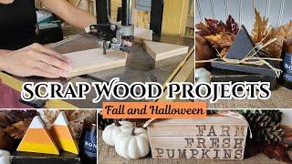 Scrap Wood Projects | (Super Cute!) Halloween and Fall Scrap Wood Projects | Wood DIYs