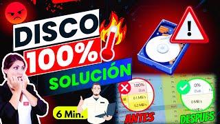 ️ Baja el consumo del disco al 100% en 6️⃣ minutos ⏱️ ¡Fácil! 2024