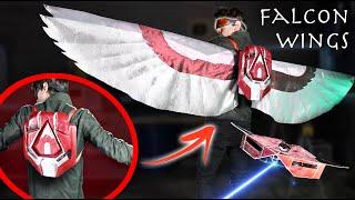 Real Expandable Falcon Wings + Redwing Drone and HUD Goggles! - Falcon IRL