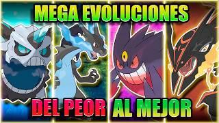 TODAS LAS MEGA EVOLUCIONES de MÁS DEBIL a la MÁS FUERTE