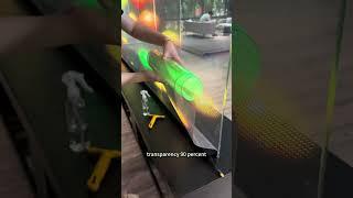 HSKG Flexible Transparent LED Film Display 4 194 #led #ledlights #transparent #science #light
