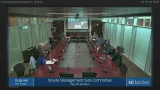 Waste Management Sub-Committee - November 14, 2024