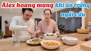 #223 Trứng ngải cứu, canh rau tập tàng có làm chồng Pháp thích? Lượm táo rụng đầy ngoài vườn