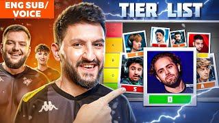 JOYSTICK, ALWAYS, P4SH4, SHEPPARD, AND DAN-_- CREATE A TIER LIST R6 PLAYERS | VIRTUS.PRO R6S (EN)