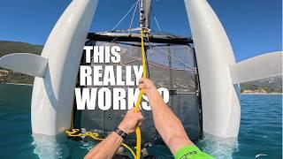 The forgotten method of catamaran capsize righting