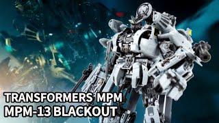 Transformers Masterpiece MPM13 Blackout review(SS08, movieseires Comparison)