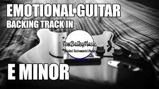 Emotional Guitar Backing Track In E Minor