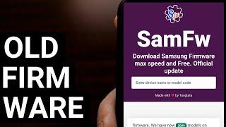 Using SamFW to Download Old Archived Samsung Galaxy Firmware for Android