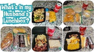 What's in My Husband's Lunch box? Work Lunches for all week