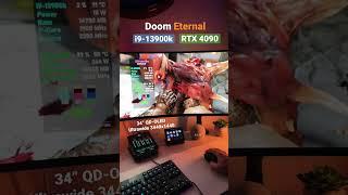  Doom Eternal Benchmark - Ultra Nightmare Setting - 13900k & 4090 on Ultrawide 