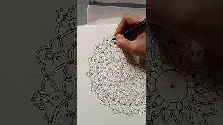 How to draw mandala | Aangi Craft Studio
