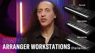 Compare Yamaha Arranger Workstations (Italiano)