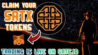 How to claim your SATX tokens fast & easy (step by step)