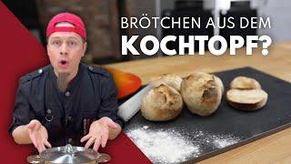 Frische SONNTAGSBRÖTCHEN aus dem KOCHTOPF?