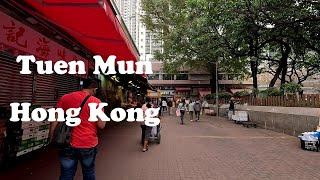 TUEN MUN STREET WALK, HONG KONG STREET TOUR - FEB 2024 [4K TOUR]