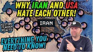 How The US & Iran Became Arch-Enemies | Real Life Lore |History Teacher Reacts