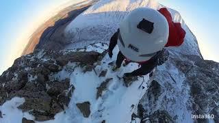 Ben Nevis, Ledge route - hike and fly