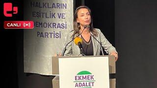 #CANLI | Tülay Hatimoğulları, "Ekmek ve Adalet Buluşmaları" kapsamında Antep'te konuştu