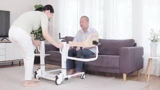 New patient lifting equipment iMOVE patient transfer device for home use easier than portable hoyer