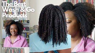 TOP 5 PRODUCTS for THE BEST Easy & Quick Wash & Go! | Fine Hair - Type 4