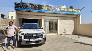 How Disabled Persons can Drive a Car | 2024 Creta Modified for Physically Challenged | Hand Controls