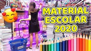 COMPRANDO MEU MATERIAL ESCOLAR 2020 | COISAS DA LUNA