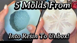 #652 Unboxing "Into Resin" Molds For October & Making Two Of Them!