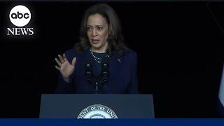 Kamala Harris addresses Donald Trump's remarks questioning her race