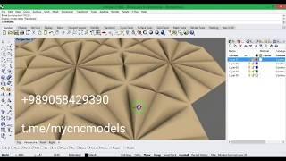 Rhinoceros3D modeling for CNC