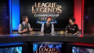 TSM vs Dignitas Game 2 post-match Analyst desk with Prolly | NA LCS Summer 2014 Playoffs