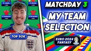 LIMITLESS ACTIVE! | MATCHDAY 3 TEAM SELECTION! | EURO 2024 FANTASY