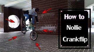 How to Nollie Crankflip on BMX,MTB(Как сделать нолли крэнкфлип на ВМХ,МТВ)