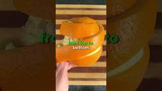 Peel an Orange in 5 Seconds! 