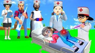 Scary Teacher 3D vs Squid Game 2 Become Doctor Rescuing Tani 5 Times Challenge