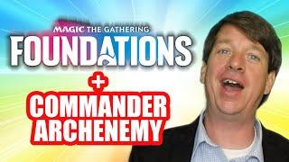 Awesome New MTG Foundations Set + Commander Archenemy + Bloomburrow/Duskmourn Spoilers