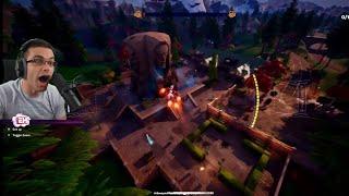 @NickEh30 react to Fortnite Chapter 5 Season 4 Trailer in Horizon live from D23 Map