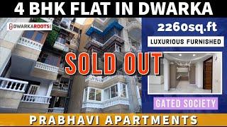 4 BHK Flat in Dwarka Delhi | Prabhavi Apartments in Sector 10 Dwarka | Flats in Dwarka For Sale