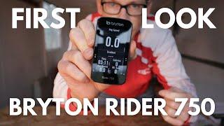 NEW Bryton Rider 750 Touchscreen Bike GPS: My First Impressions