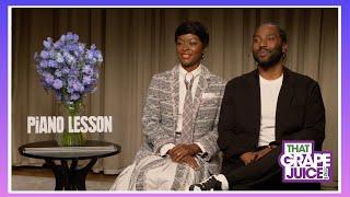 The Piano Lesson Stars John David Washington & Danielle Deadwyler Talk Powerful Film