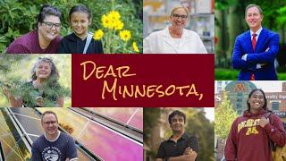 Dear Minnesota Stories: A collection of stories from the University of Minnesota System