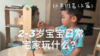 【育儿】2-3歲娃宅家玩什麼（上） | 提升寶寶專注力 | 每天半小時高品質陪玩 | 送禮推薦 （⭐️有字幕）