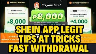 SHEIN FREE P8000 SA GCASH | SHEIN APP LEGIT TIPS AT TRICKS PARA MABILIS MAKA WITHDRAW SA APPLICATION