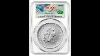 Will I Buy The 230th Anniversary Flowing Hair Silver Medal From The US Mint Or One Graded From eBay?